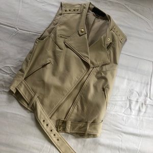 Faux Leather Vest